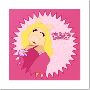 Miss Piggy Barbie Posters and Art